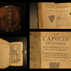 1669 The Scottish Friar by Irish Rinuccini George Leslie Monk Monastics Ireland