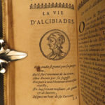 1662 PLUTARCH Parallel Lives FINE BINDING Alexander the Great la Serre RARE
