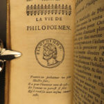1662 PLUTARCH Parallel Lives FINE BINDING Alexander the Great la Serre RARE