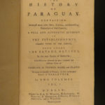 1769 1ed Charlevoix History of Paraguay Jesuit Missionary Voyages Brazil Tribes