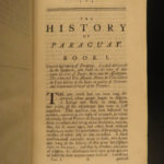 1769 1ed Charlevoix History of Paraguay Jesuit Missionary Voyages Brazil Tribes