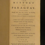 1769 1ed Charlevoix History of Paraguay Jesuit Missionary Voyages Brazil Tribes