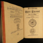 1779 1ed Basel Chronicle Switzerland Europe History Bruckner Thurneysen 1600-20
