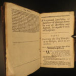 1682 Bible Catechism Whole Duty of Man Richard Allestree Anglican England RARE