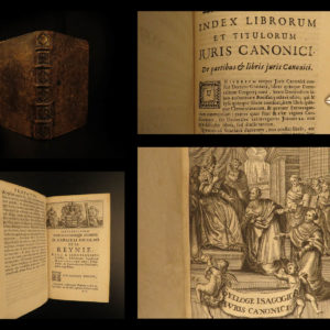 1671 Dutch Netherlands 1ed Arnoldus Corvini Papal LAW Imperial Arminianism