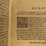 1565 PAPAL LAW Antonio Bardi Tractatus Juris Catholic Vatican ROME Pope Pius IV