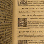 1565 PAPAL LAW Antonio Bardi Tractatus Juris Catholic Vatican ROME Pope Pius IV