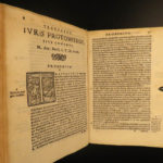 1565 PAPAL LAW Antonio Bardi Tractatus Juris Catholic Vatican ROME Pope Pius IV