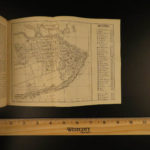 1873 1ed Osgood New England ATLAS Traveler Guide MAPS New York Quebec Geography