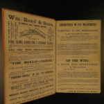 1873 1ed Osgood New England ATLAS Traveler Guide MAPS New York Quebec Geography