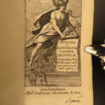 1644 Noble Letters 1ed Popes Doge Genoa Naples Caesar Cicero Elzevier Latin