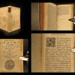 1641 In Praise of Folly Erasmus of Rotterdam Protestant Latin Encomium Moriae