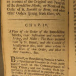 1686 1ed Monastical Conventions MONKS Military Orders Knights Rites Popes