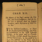 1686 1ed Monastical Conventions MONKS Military Orders Knights Rites Popes