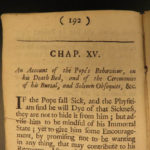 1686 MONKS & Knights 1ed Monastical Conventions Military Orders Knights Rites Popes