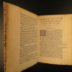 1582 Spanish Monardes Historia Medicinal Pharmacy HERBAL Tobacco Coca Cures