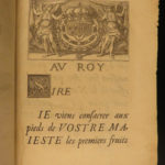 1657 Poetry of Beauchasteau 1ed French Madrigals Christine of Sweden Mythology