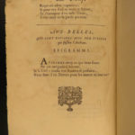 1657 1ed Poetry of Beauchasteau French Madrigals Christine of Sweden Mythology