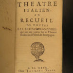 1698 1ed Harlequin Plays of Regnard & Fatouville Hotel Bourgogne French Theatre