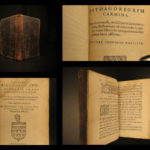 1583 GREEK Hierocles of Alexandria Golden Verses Pythagoras Marcilius Philosophy