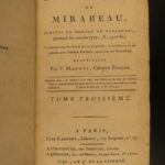 1792 1ed Letters of Mirabeau French Revolution Love Letters Sophie de Monnier 4v