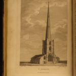 1796 History of Worcester 1st ed England Britain Antiquities Architecture Coins