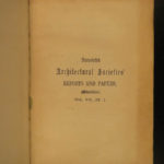 1857 Lincolnshire Architecture Society Illustrated Cathedrals Heraldry Britain