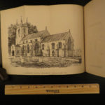 1857 Lincolnshire Architecture Society Illustrated Cathedrals Heraldry Britain