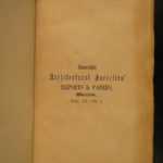 1857 Lincolnshire Architecture Society Illustrated Cathedrals Heraldry Britain