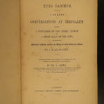 1841 1ed English Efes Dammim Jerusalem Jewish Zaslav Poland Damascus Affair