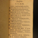 1681 ROME Valerius Maximus Dictorum Factorum Tiberius Latin Dutch Minellius