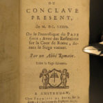 1676 Papal Conclave Gregorio Leti Catholic Church Holy See vs Court of Rome