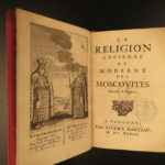1698 1ed Religions of Muscovites Russian Orthodox RUSSIA Liturgy Polish Zaremba