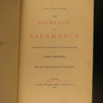 1881 Spanish Bachelor of Salamanca Vanillo Gonzales Le Sage Townsend Los Rios 2v
