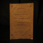 1843 True 1st INDIAN Tribes Lang & Taylor Report on Cherokee Native Americans