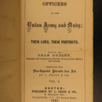1862 1st ed Officers of Union Army Navy Generals American CIVIL WAR Battles