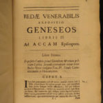 1693 RARE Saint Venerable Bede on Bible Genesis + St Aldhelm on Virginity NUNS