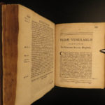 1693 RARE Saint Venerable Bede on Bible Genesis + St Aldhelm on Virginity NUNS