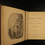 1871 Captain Cook Voyages Australia Tahiti Hawaii Arctic Pacific Illustrated