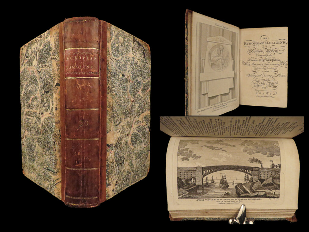 The european magazine and london review containing the literature, history, politics, arts, manners & amusements of the… vol 30, from july to dec 1796
