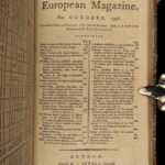 1796 AMERICA Washington Farewell Address Macartney Voyages Tobacco Hindu India