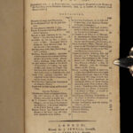 1796 AMERICA Washington Farewell Address Macartney Voyages Tobacco Hindu India