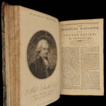 1796 AMERICA Washington Farewell Address Macartney Voyages Tobacco Hindu India