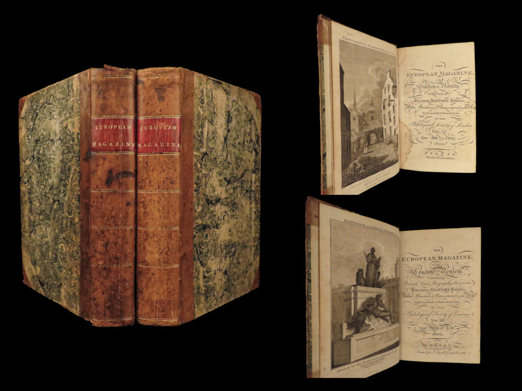 The european magazine and london review containing the literature, history, politics, arts, manners & amusements of the… vol 37-38, from july to dec. 1800