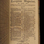 1800 European Magazine | Death of George Washington US Slavery Napoleonic Wars