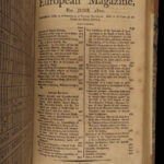 1800 European Magazine | Death of George Washington US Slavery Napoleonic Wars