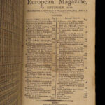 1800 European Magazine | Death of George Washington US Slavery Napoleonic Wars