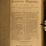 1796 AMERICA Washington Farewell Address Macartney Voyages Tobacco Hindu India