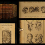 1784 Physiognomy Essays DUTCH Lavater Illustrated Occult Sciences Psychology