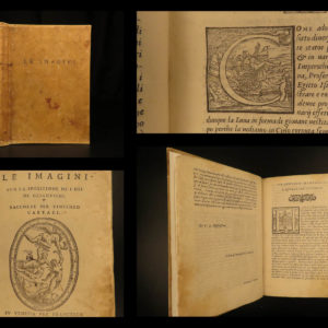 1556 Greco-Roman Mythology1ed Images of the gods Vincenzo Cartari Italian Art